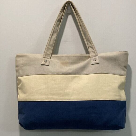 Sentino Colour Block Canvas Tote - Picture 6 of 12